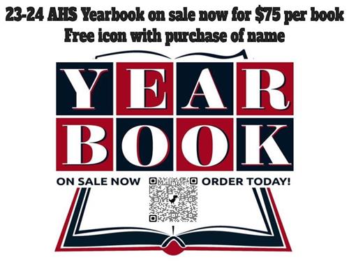 Yearbooks on sale for 75 